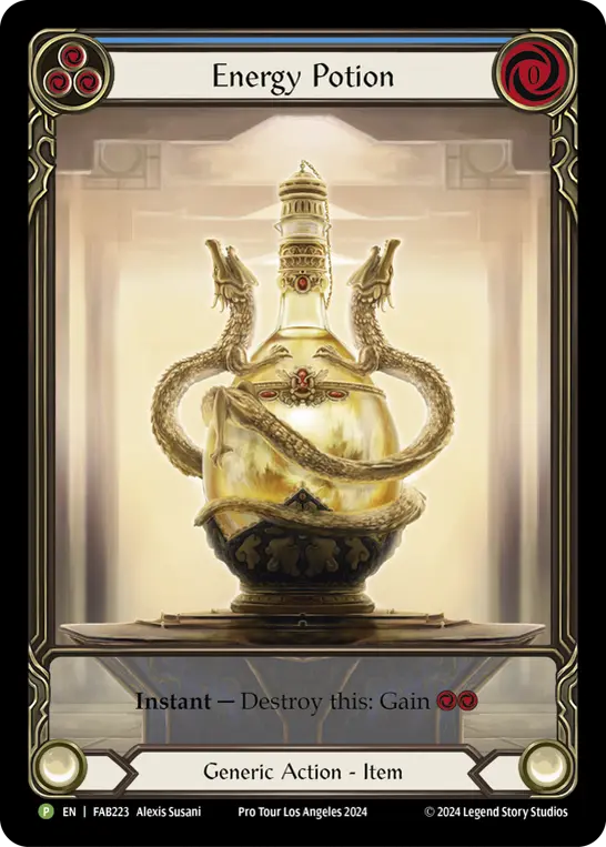 Energy Potion BLUE FAB223-CF - Pro Tour - Los Angeles 2024 - Flesh and blood card