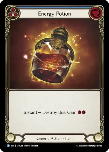 Energy Potion SFA035 - Silver Age Chapter 2 - Fai - Flesh and blood card