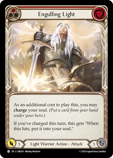 Engulfing Light SBL014 - Silver Age Chapter 3 - Boltyn - Flesh and blood card