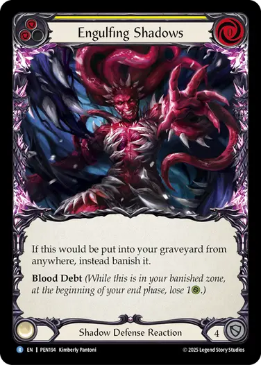 Engulfing Shadows PEN194 - Compendium of Rathe - Flesh and blood card