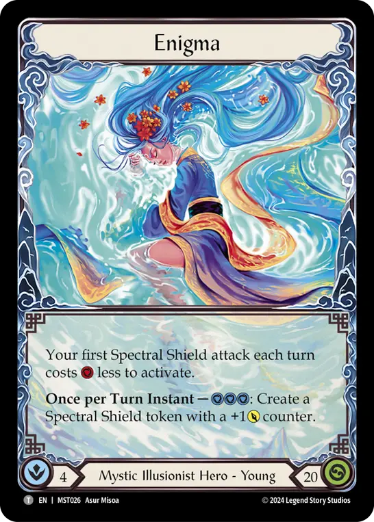 Enigma L-MST026 - Pre-release - Part the Mistveil - Flesh and blood card