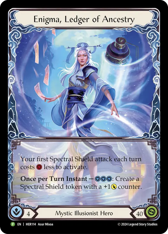 Enigma, Ledger of Ancestry HER114-RF - Calling - Part the Mistveil - Flesh and blood card