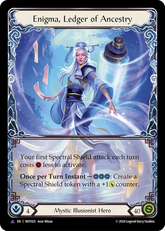 Enigma, Ledger of Ancestry MST025-MV - Part the Mistveil - Flesh and blood card