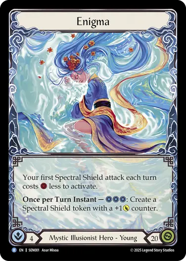 Enigma SEN001 - Silver Age Chapter 2 - Enigma - Flesh and blood card