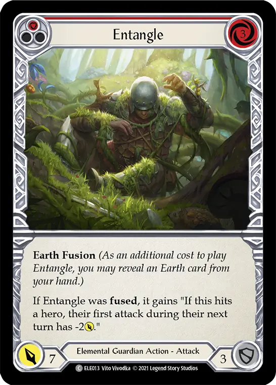 Entangle RED ELE013 - Tales of Aria - Flesh and blood card