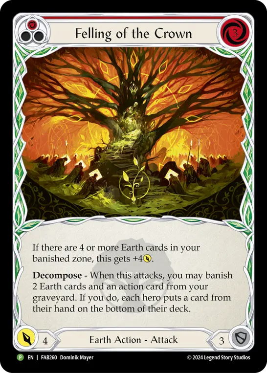 Eternal Inferno RED FAB260-CF - Marketing - Preview Partners Rosetta - Flesh and blood card