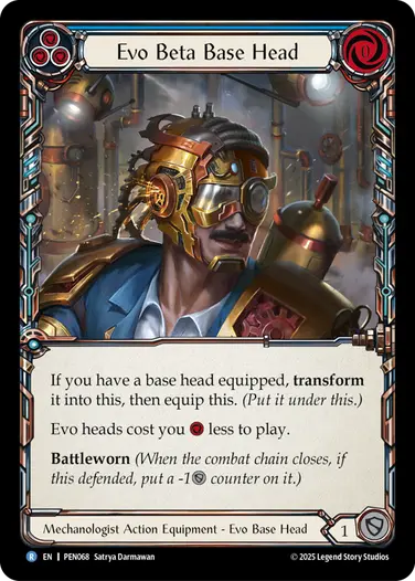 Evo Beta Base Head PEN068 - Compendium of Rathe - Flesh and blood card