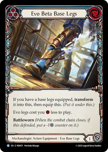 Evo Beta Base Legs PEN071 - Compendium of Rathe - Flesh and blood card