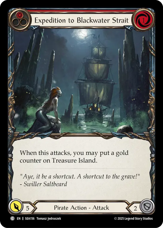 Expedition to Blackwater Strait RED SEA156 - High Seas - Flesh and blood card