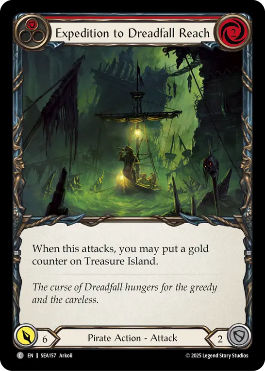 Expedition to Dreadfall Reach RED SEA157 - High Seas - Flesh and blood card