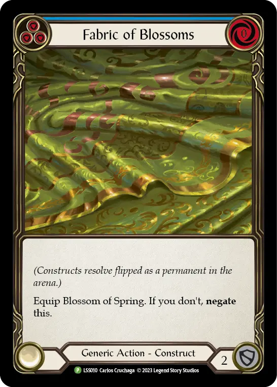 Fabric of Blossoms BLUE LSS010-CF - Cosplay - 2023 - Flesh and blood card