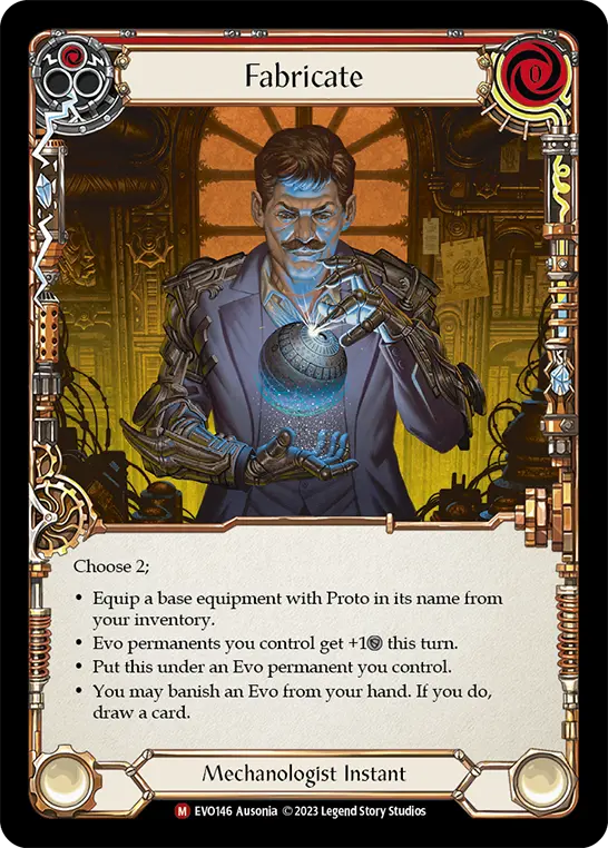 Fabricate RED EVO146 - Bright Lights - Flesh and blood card