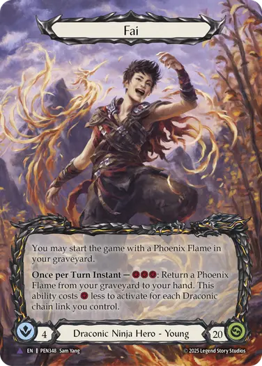 Fai PEN348-MV - Compendium of Rathe - Flesh and blood card