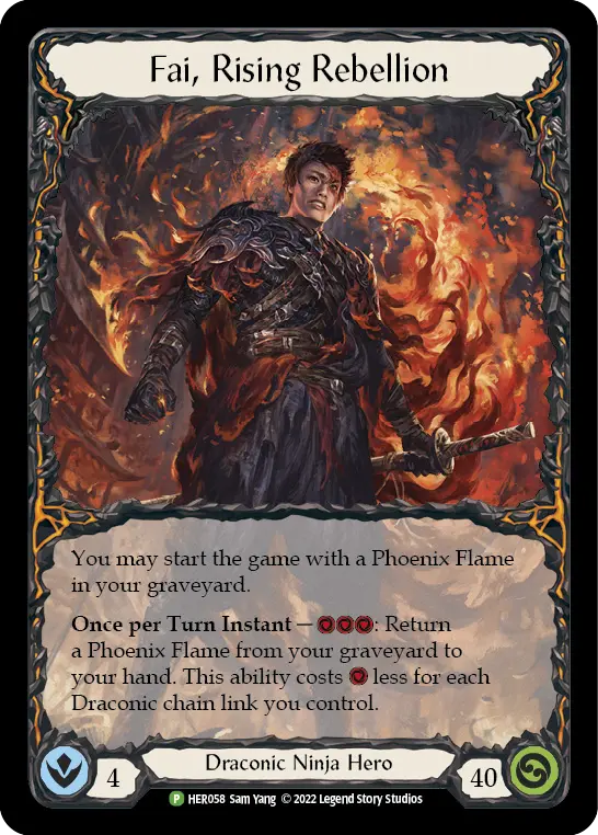 Fai, Rising Rebellion HER058-CF - Road to Nationals - 2022 - Flesh and blood card