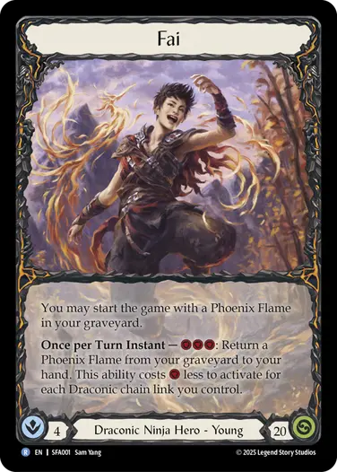 Fai SFA001 - Silver Age Chapter 2 - Fai - Flesh and blood card