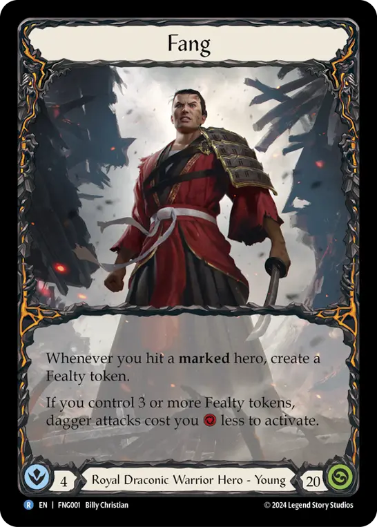 Fang FNG001-RF - The Hunted Blitz Deck - Fang - Flesh and blood card