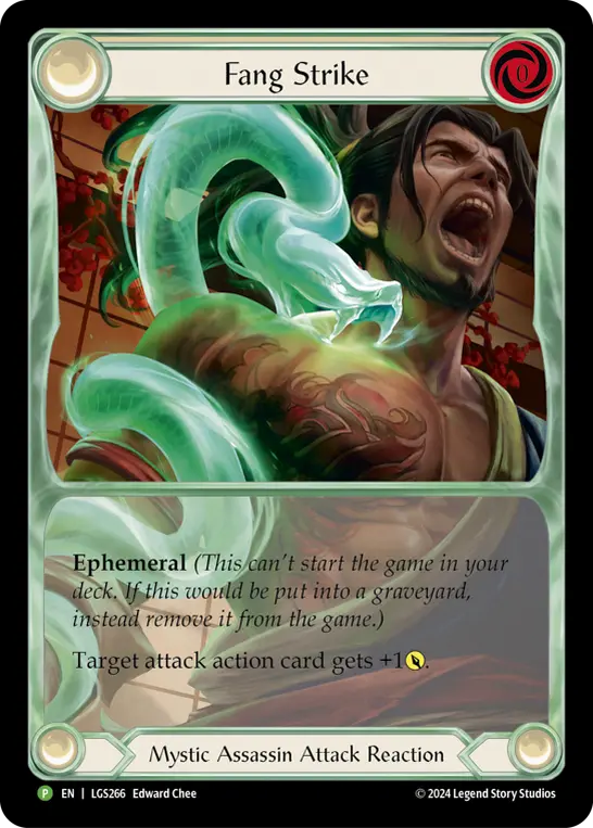 Fang Strike LGS266-RF - Pre-release - Part the Mistveil - Flesh and blood card