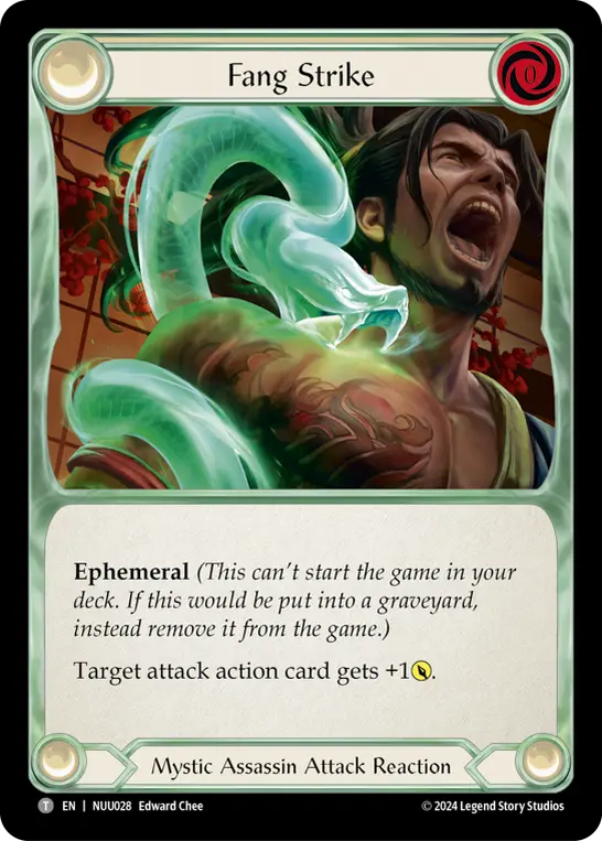 Fang Strike NUU028 - Nuu - Blitz Deck - Flesh and blood card