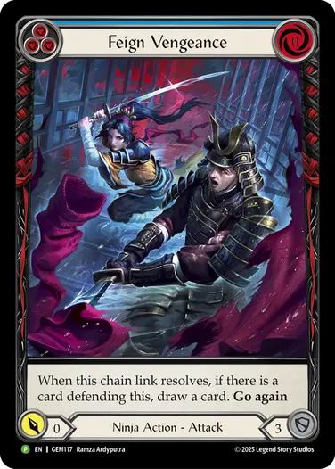 Feign Vengeance GEM117 - GEM - Pack 4 - Flesh and blood card