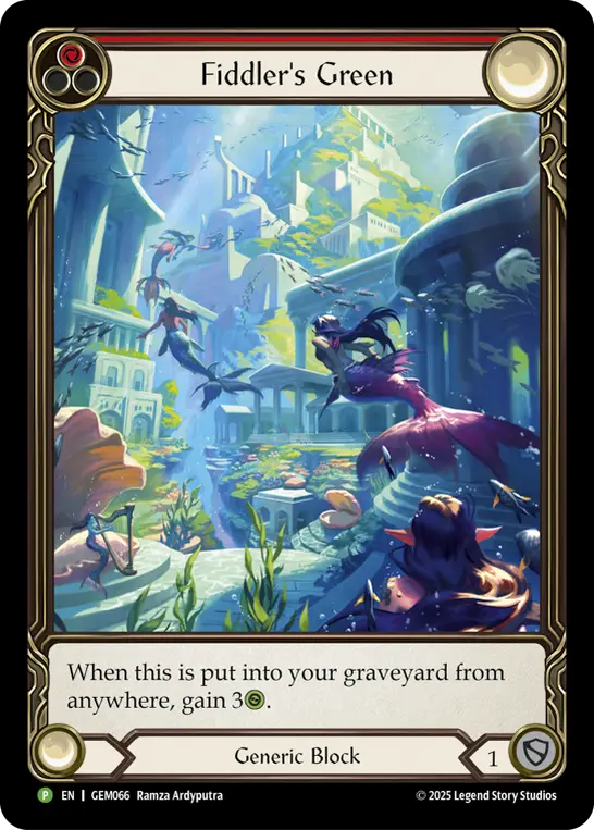 Fiddler's Green RED GEM066 - GEM - Pack 2 - Flesh and blood card