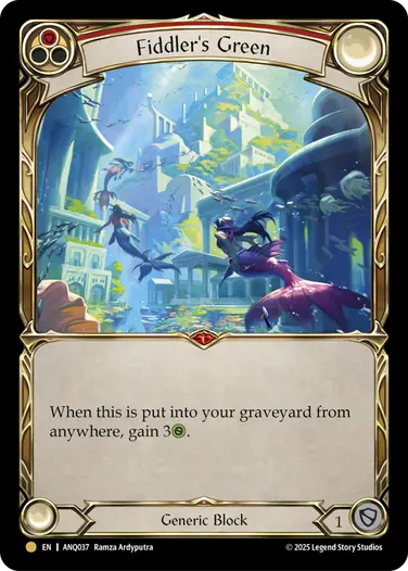 Fiddler's Green ANQ037 - Compendium of Rathe - Antiquity Pack - Flesh and blood card