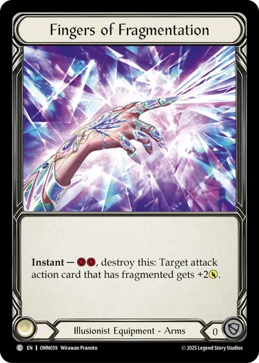 Fingers of Fragmentation OMN039 - Omens of the Third Age - Flesh and blood card