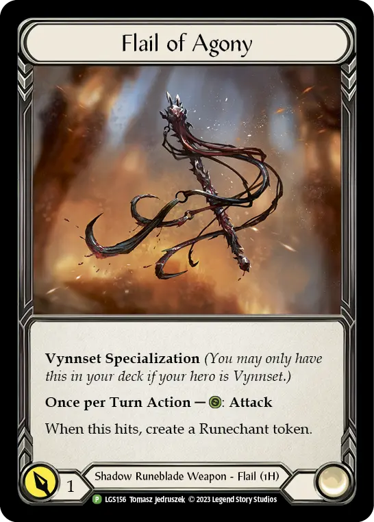 Flail of Agony LGS156-CF - Armory - Season 10 - Flesh and blood card