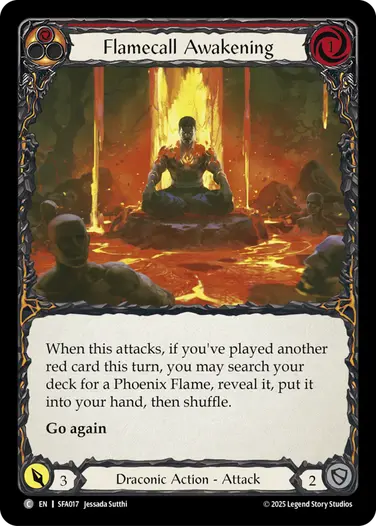 Flamecall Awakening SFA017 - Silver Age Chapter 2 - Fai - Flesh and blood card