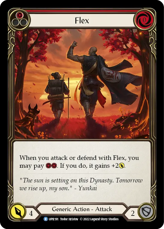 Flex RED UPR191 - Uprising - Flesh and blood card