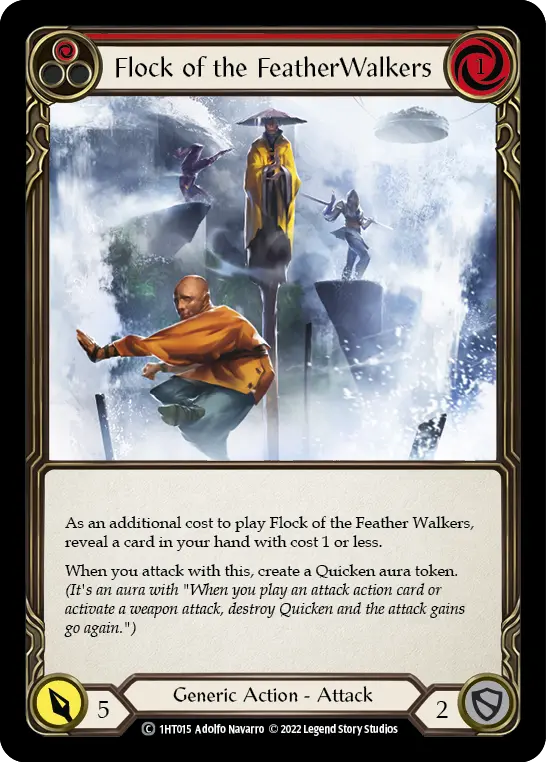 Flock of the Feather Walkers RED 1HT015 - Dorinthea - Blitz Deck - Flesh and blood card