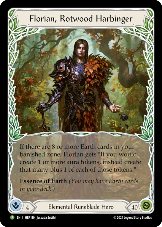 Florian, Rotwood Harbinger HER119-RF - ProQuest - Season 6 - Flesh and blood card