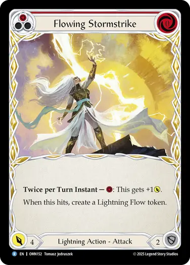 Flowing Stormstrike OMN152 - Omens of the Third Age - Flesh and blood card
