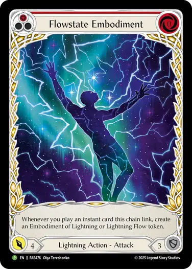 Flowstate Embodiment FAB476-CF - National Championship - 2026 - Flesh and blood card