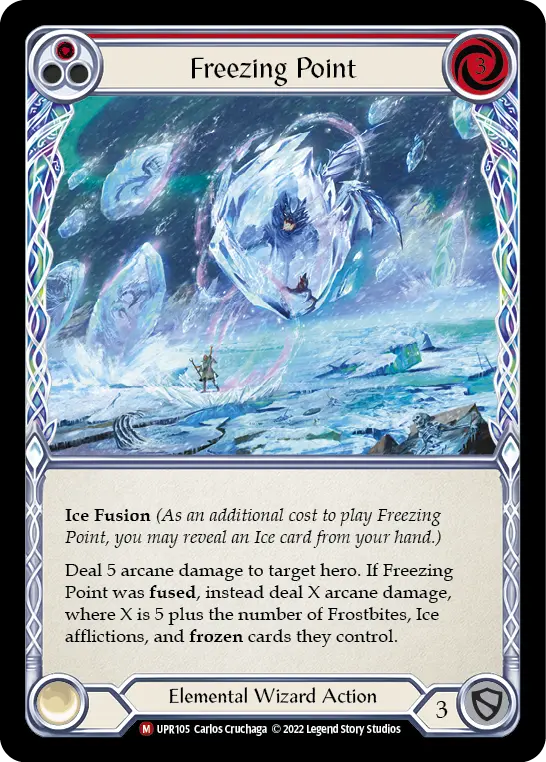 Freezing Point RED UPR105 - Uprising - Flesh and blood card