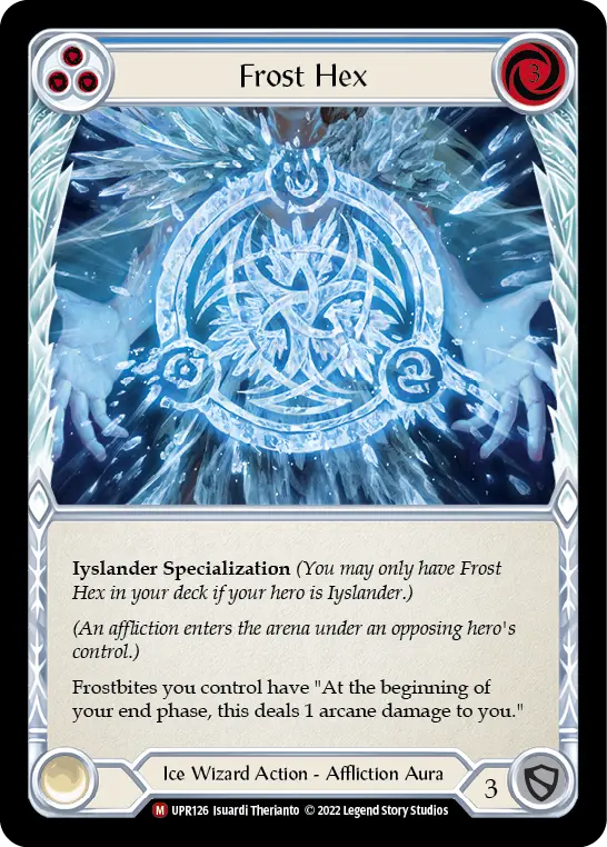 Frost Hex BLUE UPR126 - Uprising - Flesh and blood card