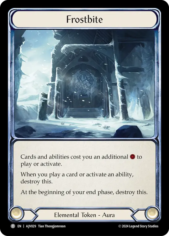 Frostbite AJV029 - Armory Deck Origins - Jarl Vetreiði - Flesh and blood card