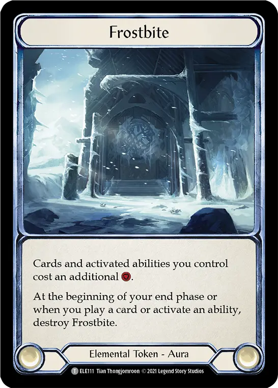Frostbite ELE111 - Tales of Aria - Flesh and blood card