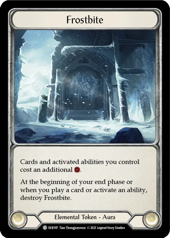 Frostbite EVR197 - Everfest - Flesh and blood card