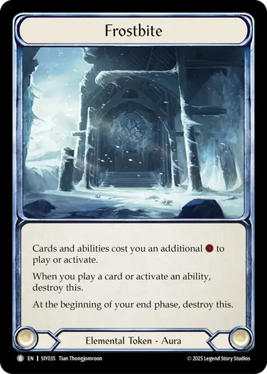 Frostbite SIY035 - Silver Age Chapter 1 - Iyslander - Flesh and blood card