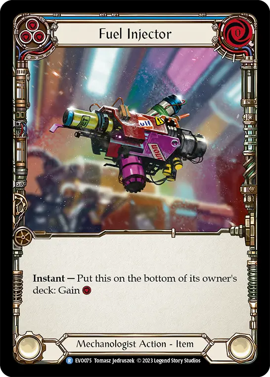 Fuel Injector BLUE EVO075 - Bright Lights - Flesh and blood card