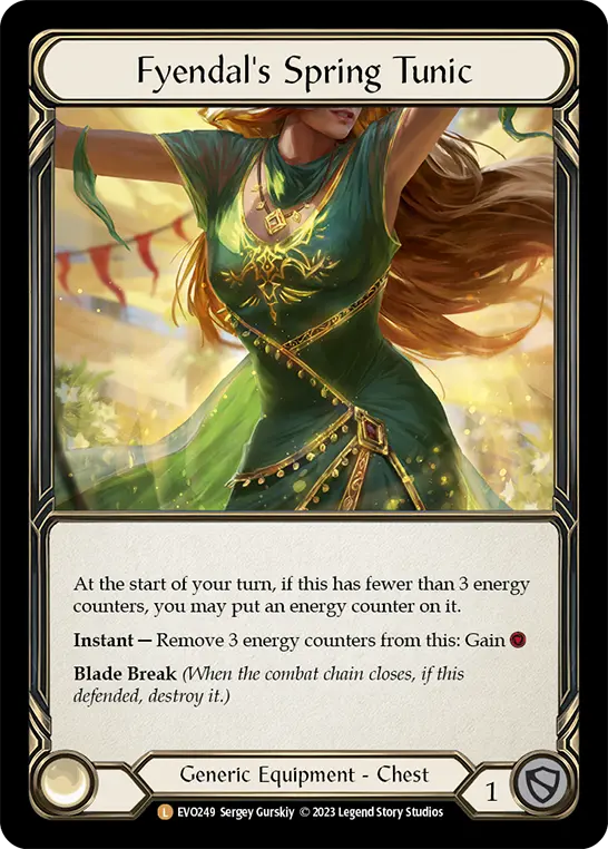 Fyendal's Spring Tunic EVO249 - Bright Lights - Flesh and blood card