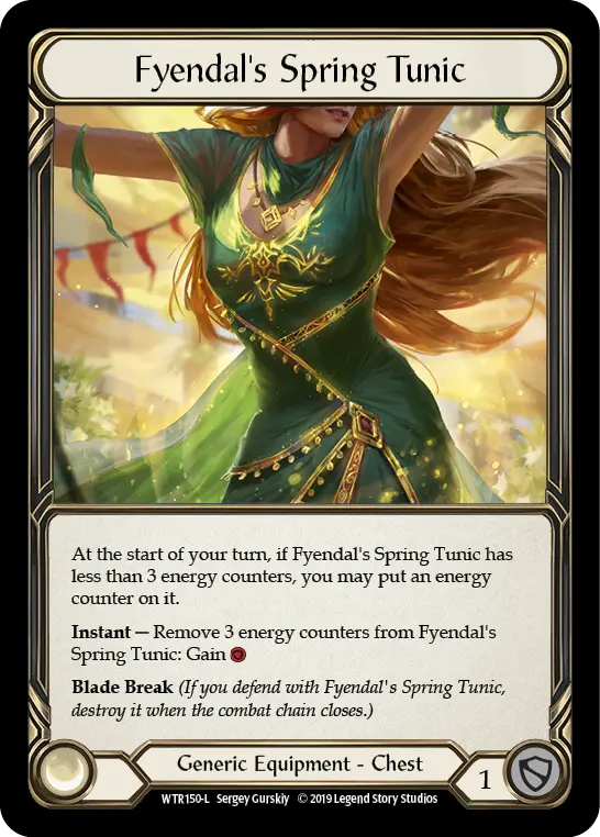 Fyendal's Spring Tunic WTR150-CF - Welcome to Rathe - Flesh and blood card