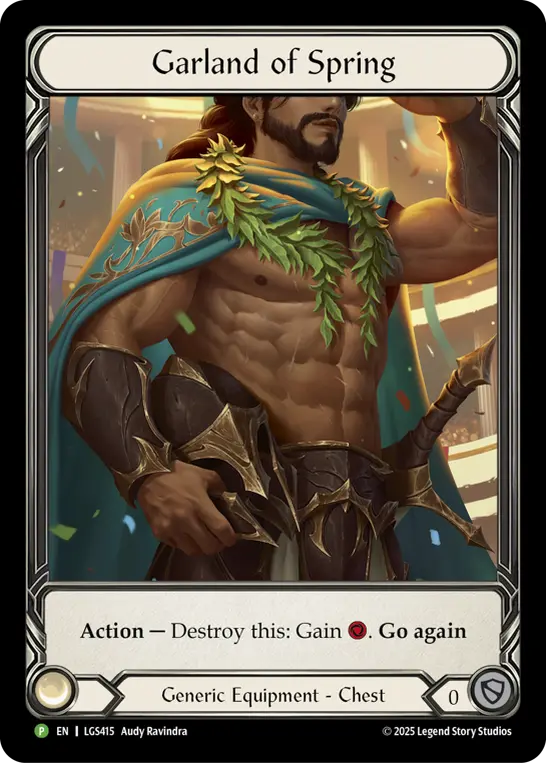 Garland of Spring LGS415-CF - Pre-release - Super Slam - Flesh and blood card