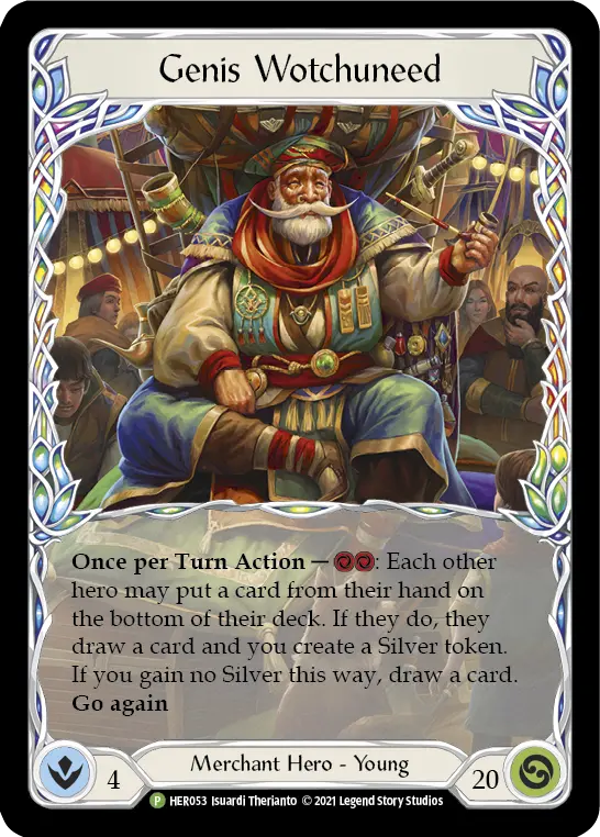 Genis Wotchuneed HER053-CF - Armory - Season 6 - Flesh and blood card