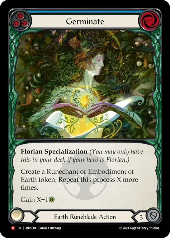 Germinate BLUE ROS004 - Rosetta - Flesh and blood card