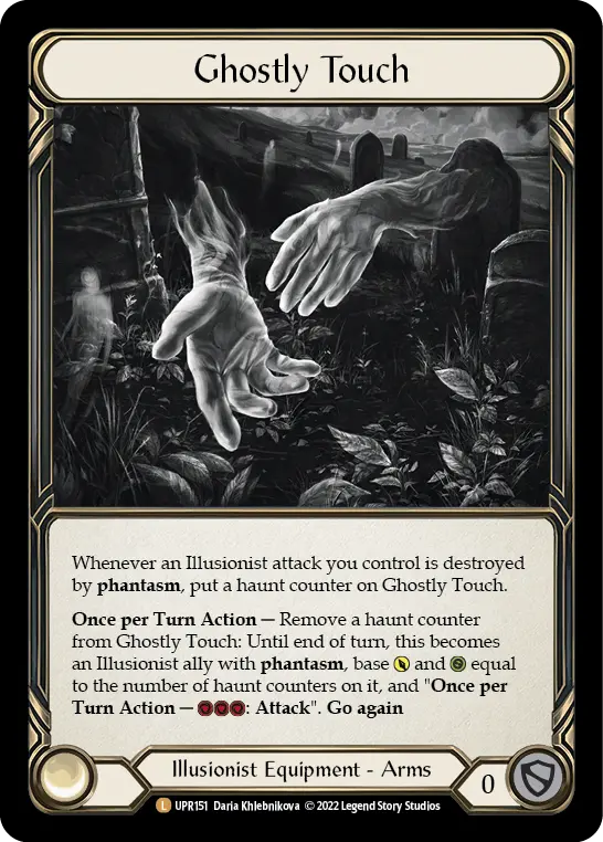 Ghostly Touch UPR151-RF - Uprising - Flesh and blood card