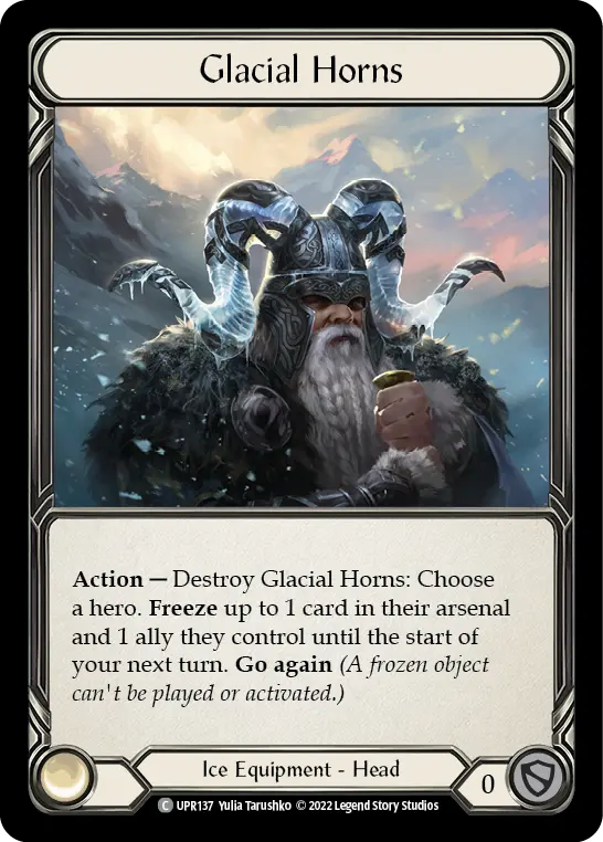 Glacial Horns UPR137 - Uprising - Flesh and blood card