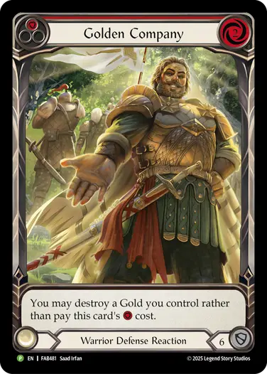 Golden Company FAB481-RF - Marketing - GEN CON Omens of the Third Age - Flesh and blood card