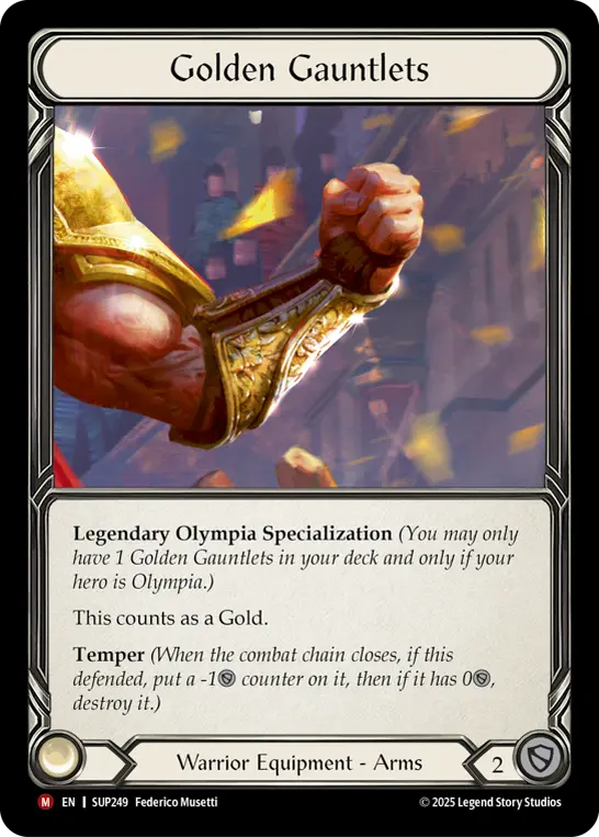 Golden Gauntlets SUP249 - Super Slam - Flesh and blood card
