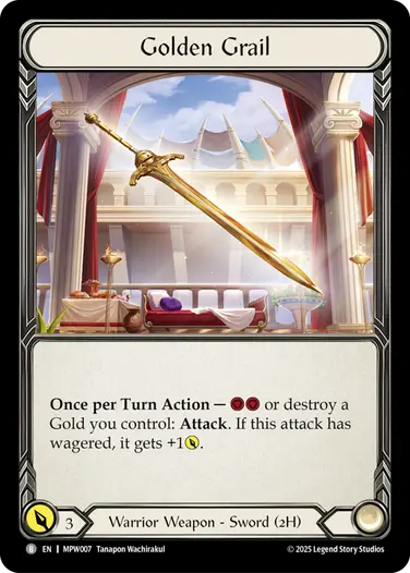 Golden Grail MPW007 - Mastery Pack Warrior - Flesh and blood card